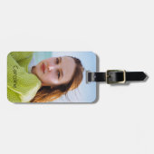 Étiquette À Bagage Ajouter votre propre photo - étiquette de bagage p (Devant horizontal)