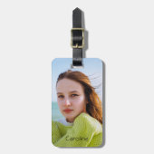 Étiquette À Bagage Ajouter votre propre photo - étiquette de bagage p (Devant Vertical)