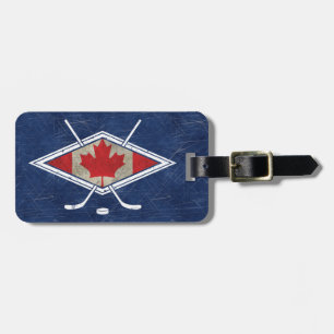 Étiquette À Bagage Ajouter votre propre texte Balise Drapeau de hocke