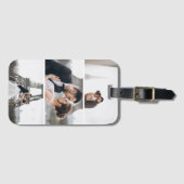 Étiquette À Bagage Ajoutez vos propres - 3 souvenirs de vacances de (Devant Horizontal)