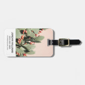 Étiquette À Bagage Ajoutez votre cactus nommé de poire de | Prickley (Devant horizontal)