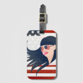 Étiquette À Bagage Ajoutez votre nom (Devant Vertical)