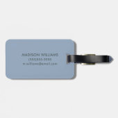 Étiquette À Bagage Ajoutez votre nom | Llama ornée - Beige (Dos horizontal)