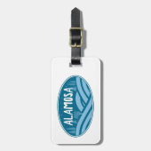 Étiquette À Bagage Alamosa Colorado Extérieur (Devant Vertical)