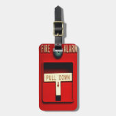 Étiquette À Bagage Alarme d'incendie (Devant Vertical)