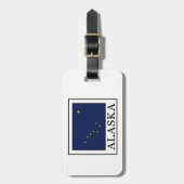 Étiquette À Bagage Alaska (Devant Vertical)
