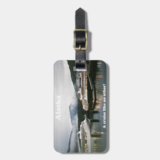 Étiquette À Bagage Alaska, une croisière comme nul autre ! (Devant Vertical)