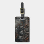 Étiquette À Bagage Alaskan Malamute Halloween Night Doggy Délice (Devant Vertical)