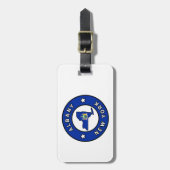 Étiquette À Bagage Albany New York (Devant Vertical)