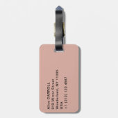 Étiquette À Bagage Albert Edelfeel - Les bons amis (Dos Vertical)