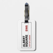 Étiquette À Bagage Albert Square Londres (Dos Vertical)