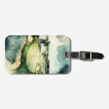 Album de golf de l'aquarelle artistique