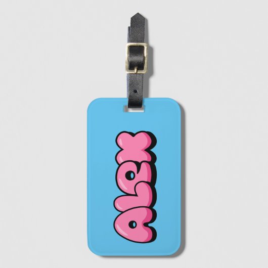 Étiquette À Bagage Alex (Devant Vertical)