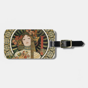 Étiquette À Bagage Alfonse Mucha Trappistine Nouveau