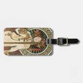 Étiquette À Bagage Alfonse Mucha Trappistine Nouveau (Devant horizontal)