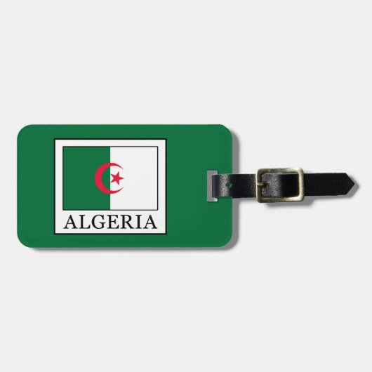 Étiquette À Bagage Algérie (Devant horizontal)