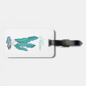 Étiquette À Bagage Algues bleues Thunder_Cove (Dos horizontal)