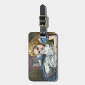 ÉTIQUETTE À BAGAGE ALICE AU PAYS DES MERVEILLES (Devant Vertical)