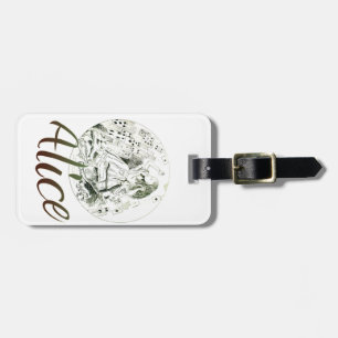 Étiquette À Bagage Alice au pays des merveilles