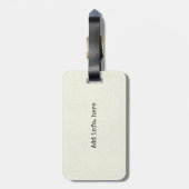 Étiquette À Bagage Alice dans la citation d'aventure du pays des (Dos Vertical)