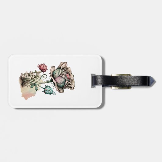 Étiquette À Bagage Alice's Adventures (texte modifiable) (Dos horizontal)