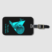 Étiquette À Bagage Alien gris, la vérité est là (Devant Horizontal)