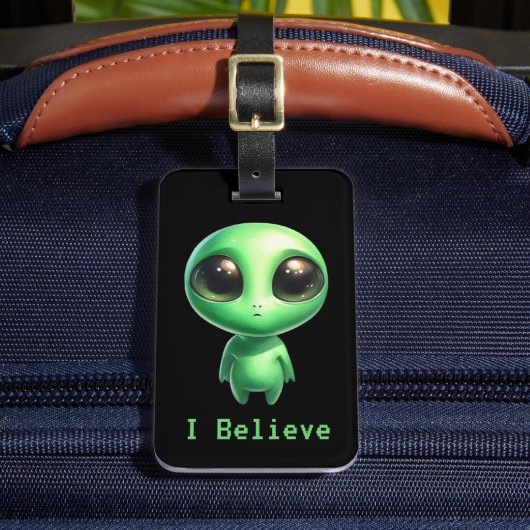Étiquette À Bagage Alien – Je crois (Insitu Rectoal 2)