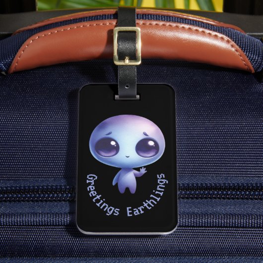 Étiquette À Bagage Alien – Salutations Terriens (Insitu Rectoal 2)