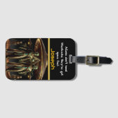 Étiquette À Bagage Aliens enquêtent sur la zone 51 Secrets (Devant Horizontal)