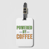 Étiquette À Bagage Alimenté par le café (Devant Vertical)