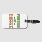 Étiquette À Bagage Alimenté par le café (Devant Horizontal)