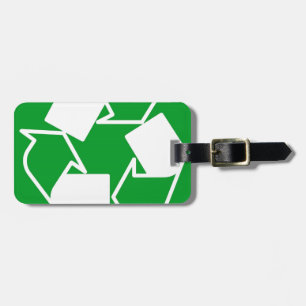 Étiquette À Bagage allez vert réduire recycler