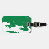 Étiquette À Bagage Alligator (Devant horizontal)