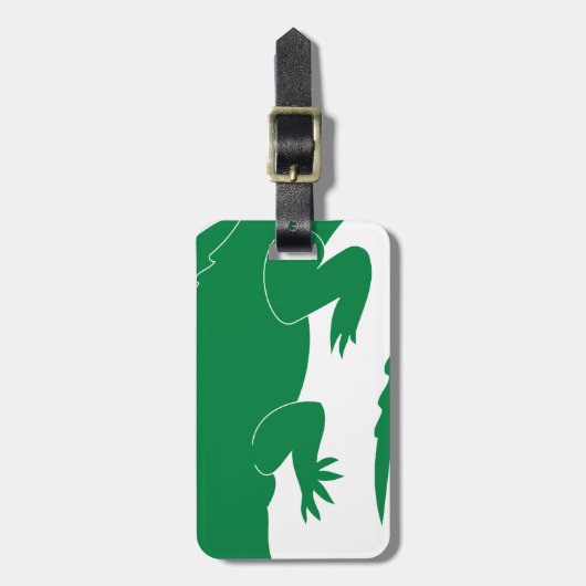 Étiquette À Bagage Alligator (Devant Vertical)