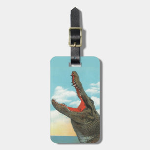 Étiquette À Bagage Alligator Chop 2 côtés