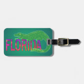 Étiquette À Bagage Alligator de Floride (Devant horizontal)