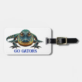 Étiquette À Bagage Alligator - Go Gators (Devant horizontal)
