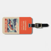 Étiquette À Bagage Allons en bateau (Devant horizontal)