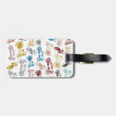 Étiquette À Bagage Allons-y (Dos horizontal)