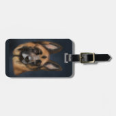 ÉTIQUETTE À BAGAGE ALMAN SHEPHERD (Devant horizontal)