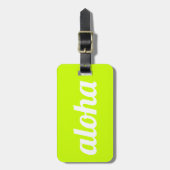 Étiquette À Bagage Aloha ! (Devant Vertical)
