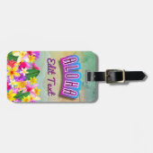 Étiquette À Bagage Aloha d'Hawaï (Devant horizontal)