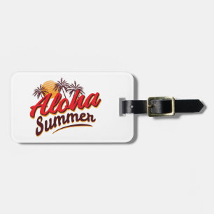 Étiquette À Bagage Aloha été