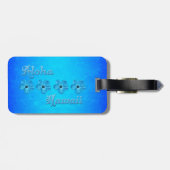 Étiquette À Bagage Aloha Hawaï (Dos horizontal)