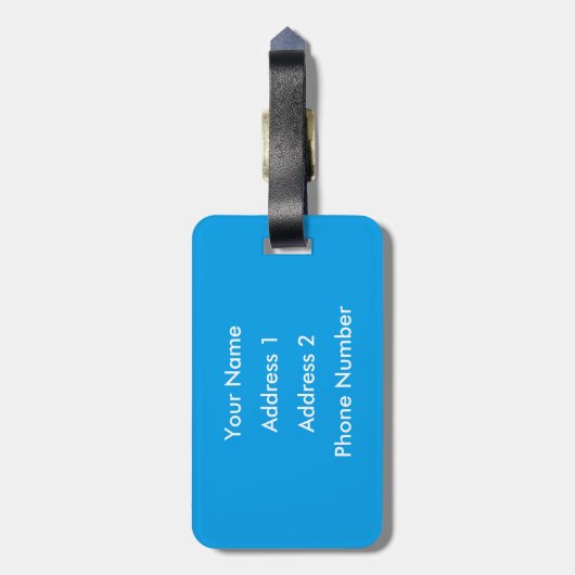 Étiquette À Bagage Aloha Hawaiian Hibiscus Fleurs (Dos Vertical)