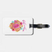 Étiquette À Bagage Aloha tortue de mer tropicale de Honu (Dos horizontal)