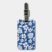 ÉTIQUETTE À BAGAGE ALOHA VENDREDI (BLEU) (Devant Vertical)