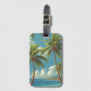 Étiquette À Bagage Aloha Voyage Hawaïen De Style vintage De Hawaii