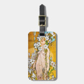 Étiquette À Bagage Alphonse Mucha (Devant Vertical)