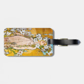 Étiquette À Bagage Alphonse Mucha (Dos horizontal)